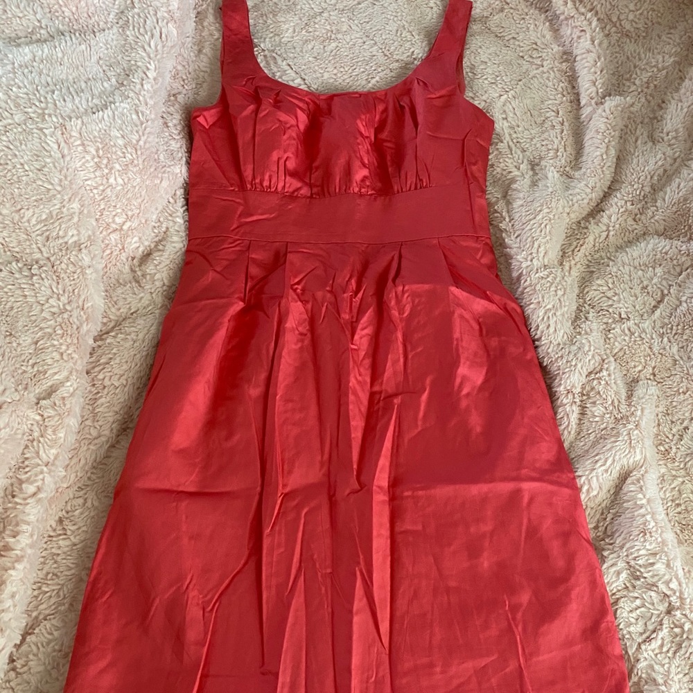 Coral summer dress